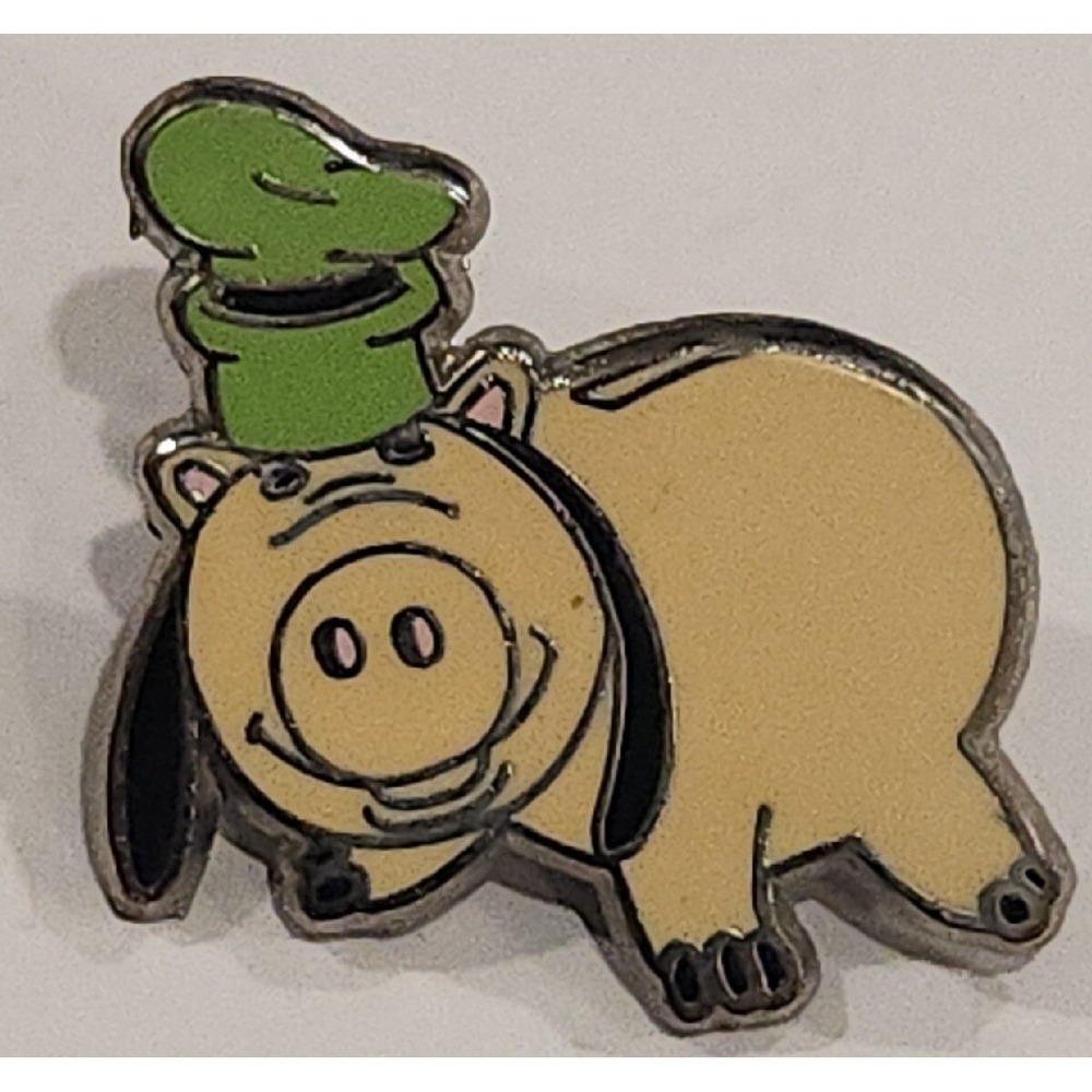 Disney Pin Toy Story Hamm Piggy Bank Wearing Goofy Hat Midway Mania Prize 00009